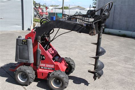 mini digger post hole borer hire|hire post hole digger bunnings.